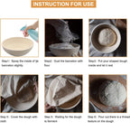 Banneton Bread Proofing Basket Set of 4PCS 6 Inch Round Sourdough Dough Proofing Bowls for Sour Dough Bread Baking Supplies, Proofing Basket or Home Sourdough Bakers Baking