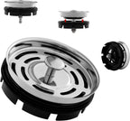 CLEESINK Kitchen Sink Strainer and Stopper Combo for Standard 3-3/8 Inch Drain