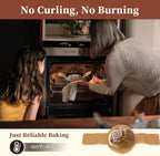 Parchment Bread Sling for Dutch Oven, BlissBoard Disposable Bread Baking Mat with Long Handles, 50 Pcs Unbleached Parchment Paper for Air Fryer, Sourdough Transfer