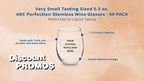 Custom Stemless Wine Glasses by ARC 5.5 oz. Set of 50, Personalized Bulk Pack - Perfect for Hotel, Bar, Restaurant or Lounge - Clear