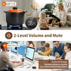 VOCOO Digital Kitchen Timer - Magnetic Countdown Countup Timer with Large LED Display Volume Adjustable, Easy for Cooking and for Seniors and Kids to Use