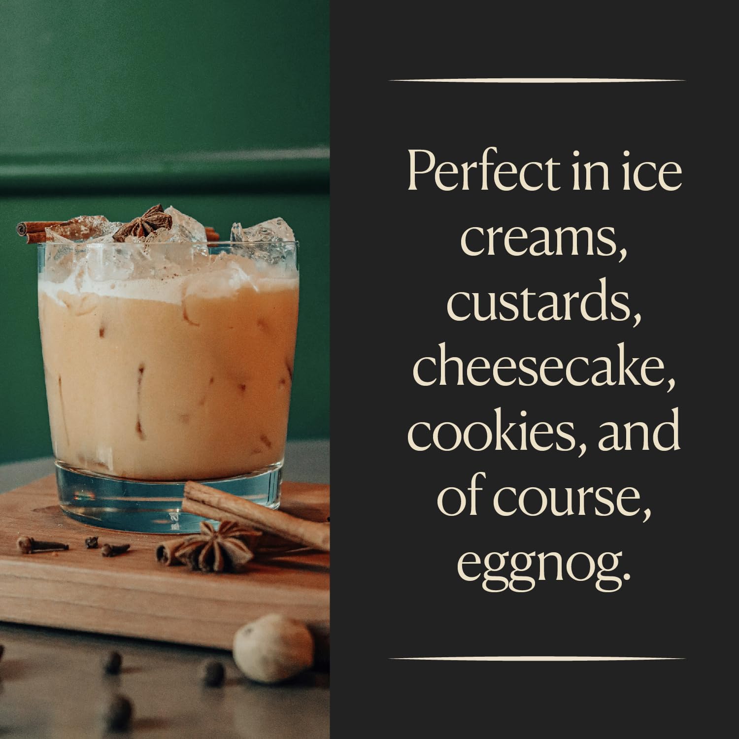 Cook's, Eggnog Flavoring, for Making Eggnog, Baking, Ice Cream, Custard, Cheesecake, and Cookies, 4 oz