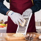 Dowellife Cut Resistant Gloves Food Grade Level 5 Protection, Safety Kitchen Cuts Gloves for Oyster Shucking, Fish Fillet Processing, Mandolin Slicing, Meat Cutting and Wood Carving. (Large-12 Pairs)