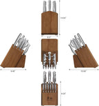 Cangshan Sanford Series 1027051 German Steel 17-Piece Knife Block Set