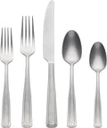 Oneida 896757 Reid Vintage Tumbled 20 Piece Flatware Set