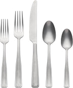 Oneida 896757 Reid Vintage Tumbled 20 Piece Flatware Set