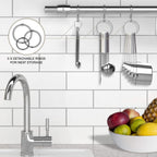 22-Piece Stainless Steel Measuring Cups and Spoons Set, Tad Dash Pinch Smidgen Drop Mini Measuring Spoons, Measuring Stick Leveler, Measurement Conversion Chart Fridge Magnet, (Charcoal)