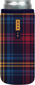 Sok It CanSok Sleeve for Beer & Soda Insulated Neoprene Cover (Tartan Royale, 12oz Can Sleeve)