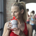 Leden Tea Infuser Cute Tea Strainer for Loose Tea Stainless Steel Fine Mesh Tea Ball Steeper with Silicone Lid for Mug and Cup, Red