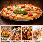 Onlyfire Pizza Stone for Oven BBQ and Grill, Thermal Shock Resistant, 14" x 16" Rectangular Large Bread Baking Stone, Heavy Duty Ceramic Baking Stone for Best Crispy Crust Pizza, Cookie and Cheese
