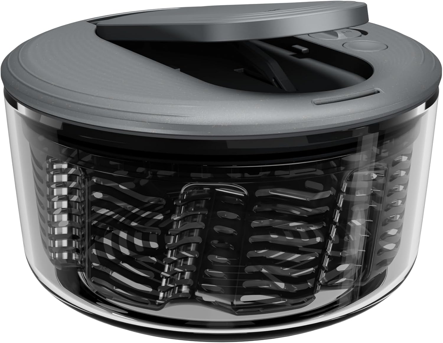 Zyliss Swift Dry Salad Spinner - Fruit Cleaner & Lettuce Spinner with Push Pump - Non-Slip Bowl - Dishwasher Safe - Small