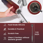 Lexlion 22 Oz Fruit Infuser Water Bottle - Triple Walled Insulated Stainless Steel, Thermal Leaf Infuser, Silicone Sleeve, 3 Leakproof Lids, Metal Mug Gallon