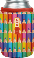 Sok It CanSok Sleeve for Beer & Soda Insulated Neoprene Cover (Work of Art, 12oz Can Sleeve)
