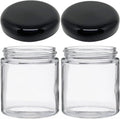 Jarming Collections Mason Jars - 16 oz Glass Extra Wide Mouth Pint Storage Jars with BPA Free Plastic Lids - Made in USA