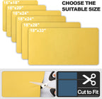 Dish Drying Mat for Kitchen Counter | Coffee Bar Mat for Countertops | Heat Resistant Drainer Mat with Non-slip Rubber Backed | Hide Stain Kitchen Absorbent Draining Mat | Yellow 16"x20"
