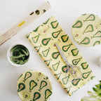 SUPERBEE Beeswax Wrap Roll XL, Reusable Beeswax Wrap for Food, Wrap Roll, Reusable Bees Wrap Paper for Wrapping Vegetables, Cheese Paper, Bowl Covers and Sandwich Wrapping Paper, Pears - 35x13"