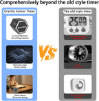 Timer,kitchen timers,magnetic digital visual pomodoro cube countdown timer,1,5,10,25,30,60 min desk productivity flip timers for classroom cooking baking fitness study,easy for seniors & kids