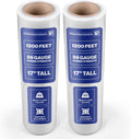 International Plastics Co. 17" Plastic Stretch Film Wrap 2 Pack 1200ft 500% Stretch Clear Cling Durable Adhering Packing Moving Packaging Heavy Duty Shrink
