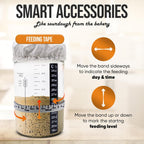 Sourdough Starter Kit - 34oz Large Capacity Glass Fermentation Jar with Lid, Silicon Spatula, and Measuring Spoons - Beginner Sourdough Starter Kit, Sourdough Bread Baking Supplies, Fermentation Kit