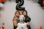 Happy Birthday Cake Topper - Glitter Black Birthday Cake Top Decorations (Black)