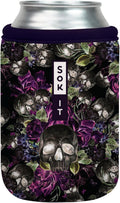 Sok It CanSok Sleeve for Beer & Soda Insulated Neoprene Cover (After Dark, 12oz Can Sleeve)