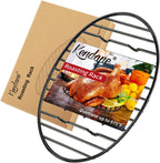 Roasting Rack with Integrated Feet, Cooling Drying Rack Kitchen Rack With Enameled Coating, PTFE Free, Great for Cooking, Roasting, Drying, Grilling, 12inch*8.5inch by KENDANE