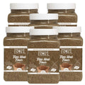 Pride of India - PACK of 6 - Flax Meal Flour 1 lbs (454 gm) Nutty Earthy Taste Freshly Milled in Small Batches | Used for Baking Coating Thickening | Prepare Muffins Pancakes Smoothies Pudding Salads