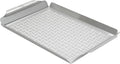 LITTLE GRIDDLE - Large Pro Grill Pan, High sidewalls with built-in handles, Stainless Steel Material, Big Food Capacity and Vented Design - Durable and Easy to Clean