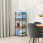 OYEAL Water Bottle Storage Holder 4 Tier Can Organizer for Pantry, Large Capacity Soda Can Organizer for Kitchen Party Organizers and Storage, Tumbler Mug Cup Holders