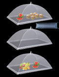 Mesh Food Covers for Outside,3 Extra Large 40"X24" Jumbo Pop-Up Mesh Food Tent Food Cover for Outside BBQ Camping Party Picnic Accessories - Outside Food Covers