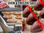 Zulay Kitchen Silicone Baking Mat Sheet Set - Reusable Baking Mat Nonstick - Half Sheet Baking Mat For Oven (Black, 1 Pack)