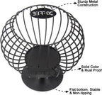Large Capacity Coffee Pod Holder for Countertop K Cup Organizer Metal Storage Basket for Keuring Pods K Cup Storage for Capsule Creamer Coffee Bar Decor Black