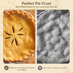 0.83LB Ceramic Pie Weights for Baking, Premium Natural Baking Beans，Reusable Ceramic Stoneware Suitable for Various Pies and Pastries