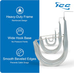 ICC Ceiling Mount J Hook 3/4” Without Retainer Clip - Galvanized Steel Cable Management Hooks for Hanging Cable - Rust-Resistant, EIA and TIA Compliant - 3/4 Inch 25 Pack