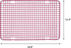 Great Jones Big Chill Wire Cooling Rack (Raspberry) – 16.9" × 11.4" Heavy-Weight Aluminized Steel,Nonstick Baking Rack – Oven Safe 450 °F, Bacon & Cookie Cooling Rack – Fits Half Sheet Pans