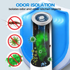 zaa Kitchen Sink Drain Strainer - Kitchen Sink Stopper, Stainless Steel Kitchen Drain Plug & Cover with Anti-Clogging Basket Strainer, Fit US Standard 3-1/2'' Sink Drain Hole, Silver