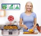 Electric Roaster Liners 34x18 Inch, 20 Pack Disposable Roaster Liners Fits 16-22 Qt Roasters, Heat-Resistant Roasting Oven Cooking Bags for Easy Cleanup