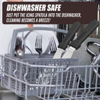 Walfos Icing Spatula, Stainless Steel Cake Spatula with Sturdy and Durable Handle Cake Decorating Spatula - Multi purpose Use for Home, Kitchen or Bakery (6” Angled + 8" Straight)…