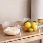 2-In-1 Rice Strainer,Large Rice Washer Beans Washer Strainers And Colanders - Washing Bowl for Fruit Washing Bowl With Strainer,Rice Washing Bowl Multifunctional Drain Basket (White)