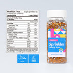 Gold Sanding Sugar Edible Silver Glitter Stars Mix, Edible Sugar Sprinkles for Cake Decorating, Sparkling Edible Sanding Sugar for Cupcake Toppers Cookie Decorations For Wedding Party Celebrations 3.5oz (Gold)