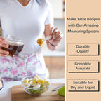 5PCS 1tsp (1/3tbsp, 5ml) Single Measuring Spoon, Stainless Steel Individual Teaspoons Only