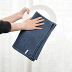 Artoid Mode Ring Spun Cotton Blue Kitchen Dish Towels, 15x25 Inch Ultra Soft Absorbent Quick Drying Household Cleaning Tea Towels Bar Towels Set of 6