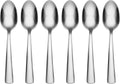 Oneida Nocha Everyday Flatware Cocktail Spoons, Set of 6 18/0 Stainless Steel, Silverware Set