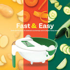 Prep Bowl – Ronnie Neville’s Original As Seen on TV Rinsing Bowl & Multi-Use Kitchen Tool to Shred, Slice, and Rinse, Vegetable & Salad Bowl