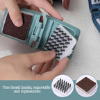 Knife Cleaner, 3 Pack Cutlery Cleaner, Blade Cleaner with 3 Pcs Replacement Sponge Brush Head, for Kitchen Chopsticks Fork Spoon Knives Washing (Blue, Pink, Green)