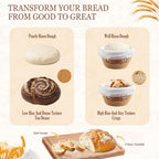 Bread Proofing Basket, 5 Inch Mini Bread Basket Set of 6, Sourdough Bread Baking Supplies, Sourdough Starter Kit, Sour Dough Starter Kits, Baking Gifts for Women, Sourdough Proofing Basket