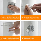 Cord Organizer for Kitchen Appliances, Appliance Cord Organizer, Cord Holder, Cord Keeper, Cord Wrapper for Appliances Stick on Mixers, Coffee Maker, Pressure Cooker (8 Packs)