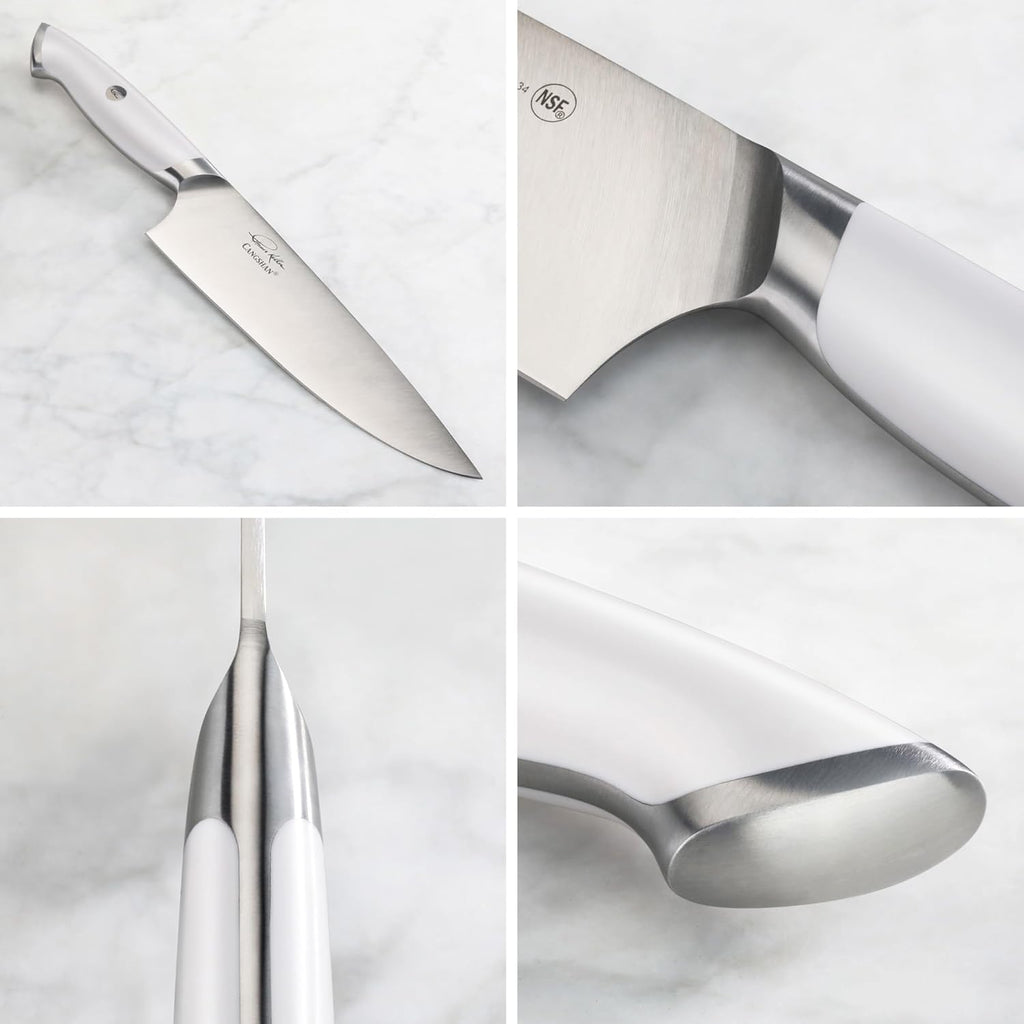 Cangshan Thomas Keller Signature Collection 4-Piece Knife Block Set, White
