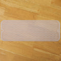 Silicone Dish Drying Mat for Multiple Usage,Easy clean,Eco-friendly,Heat-resistant Silicone Mat for Kitchen Counter,Sink,Bar,Bottle,or Cup Translucent M 17 inches x 6 inches