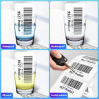 9527 Product 2" x 1" Sticker Labels, 12,000 Direct Thermal Labels, 12 Rolls